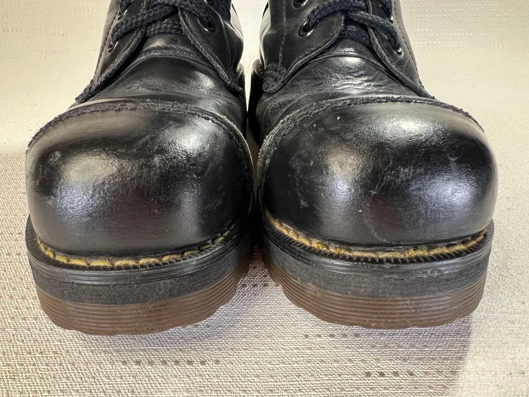 UK3～UK4程度 Dr.Martens STEEL TOE 10ホール 英国製
