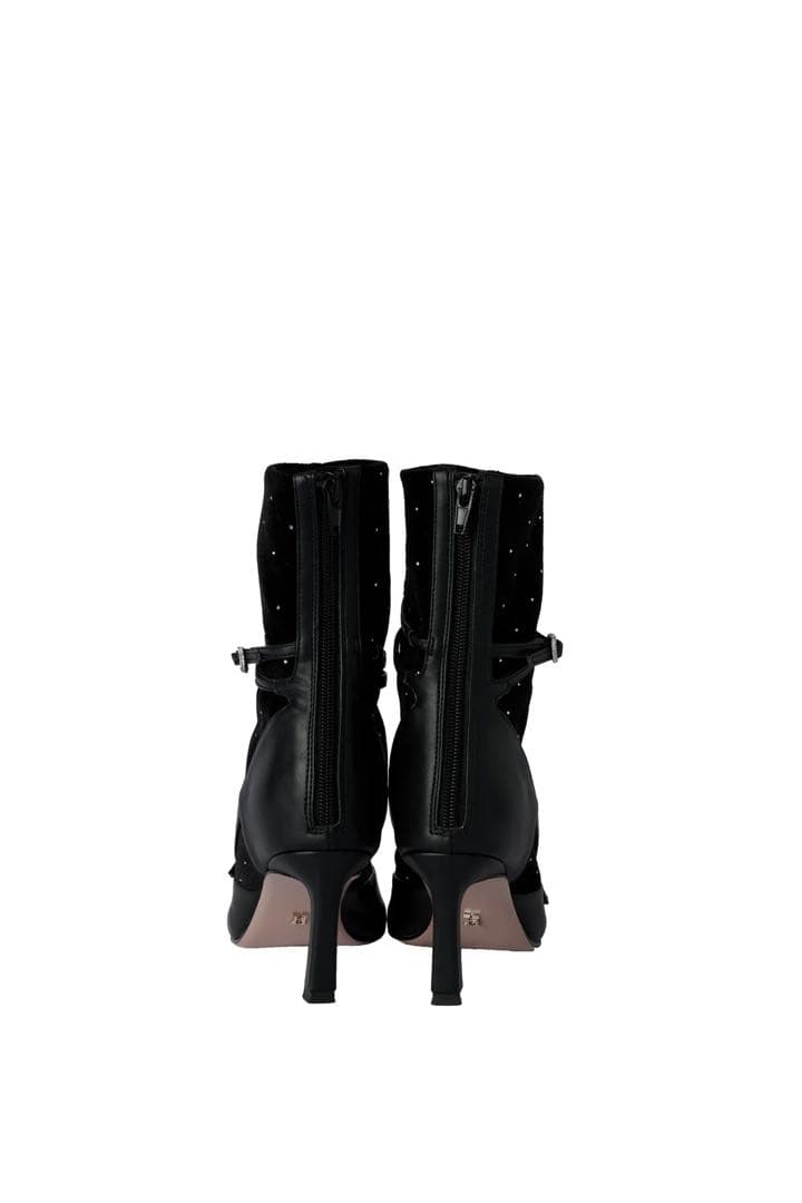 【新品】Herlipto Crystal Velour Ankle Boots