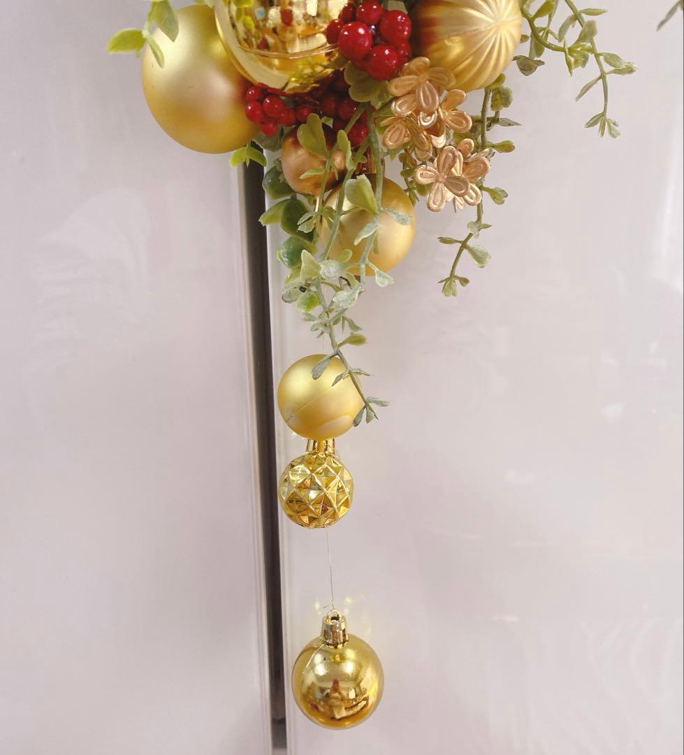 ✴︎豪華クリスマススワッグ✴︎クリスマスリース　フラワーリース　造花