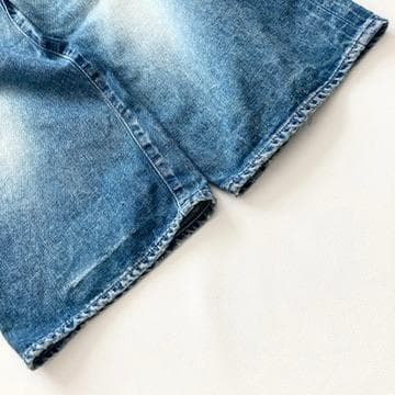 【完売】ミナペルホネン　現行 always デニムパンツ ワイドストレート 34