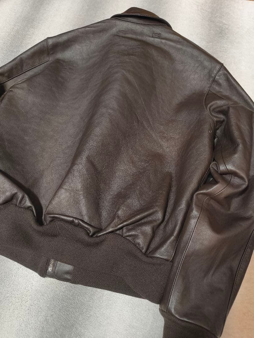 【美品】MORGAN MEMPHIS BELLE A-2 38 馬革 中田商店
