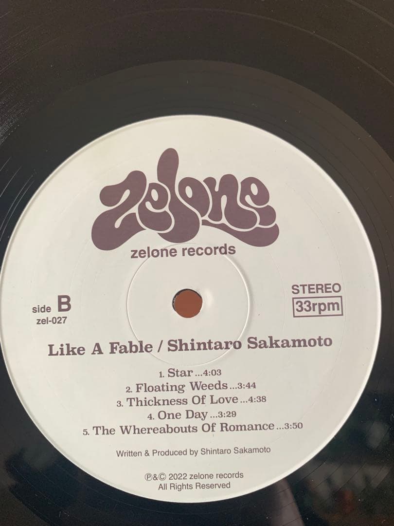 邦楽 like a fable SHINTARO SAKAMOTO