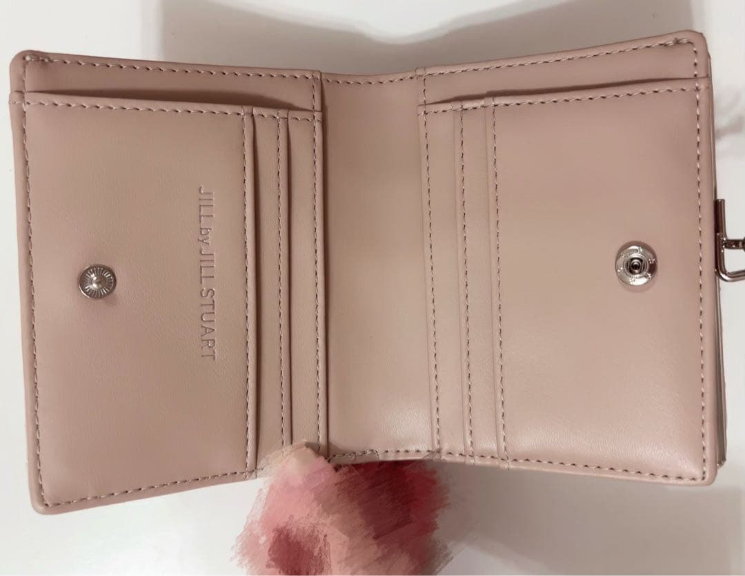 JILL BY JILLSTUART RIBBONキルトウォレット ピンク 財布