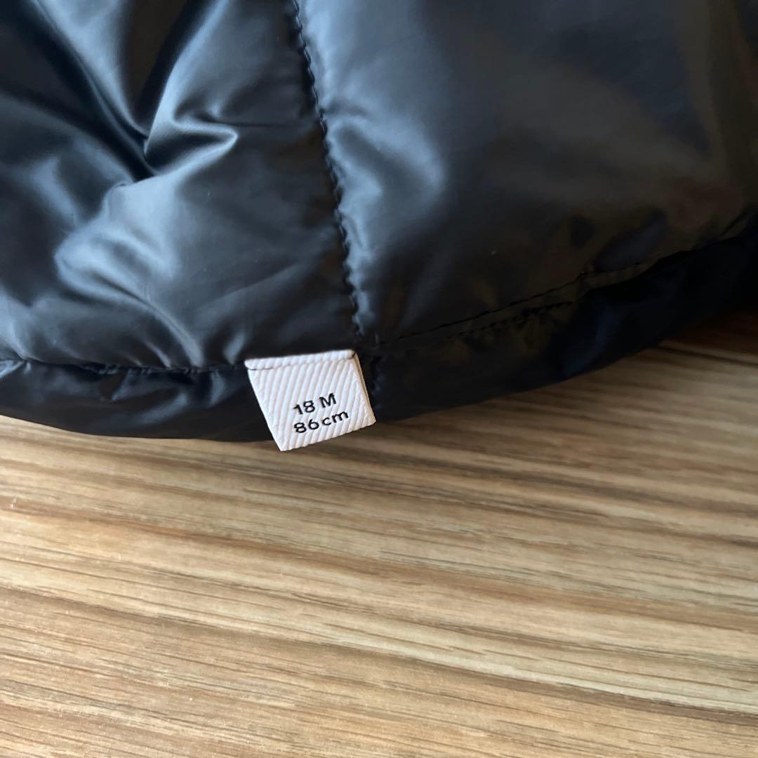 【美品】バーバリー　リバーシブルダウン　86センチ