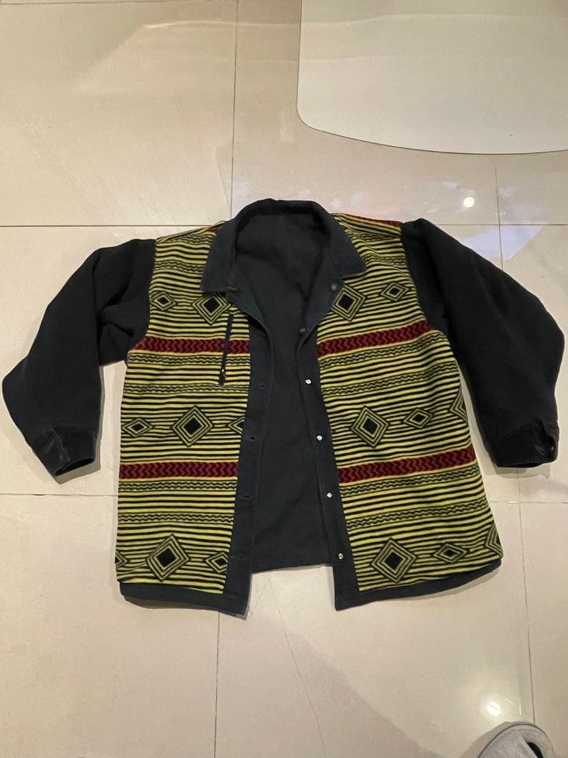 patagonia/パタゴニア　90s ヌエボレンジコート　ブルズアイ柄　L