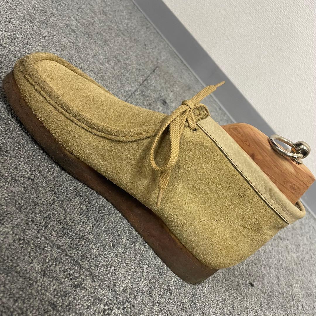クラークス ワラビー Wallabees 26.5cm レザー ベージュ