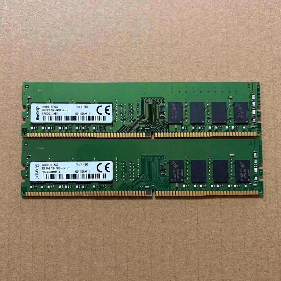 [36] デスクトップ PC メモリ8GBx2(16GB) DDR4 2400