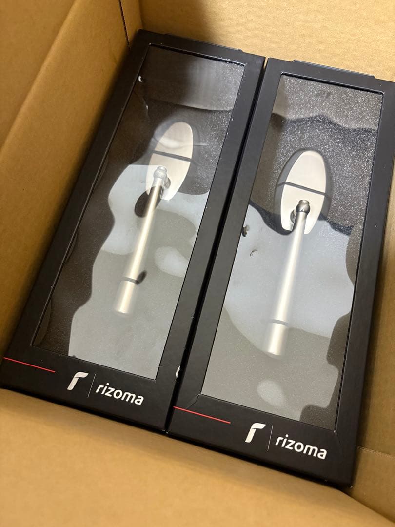 rizomaリゾマ ミラー Dynamic アルミニウム 左右セット新品未使用