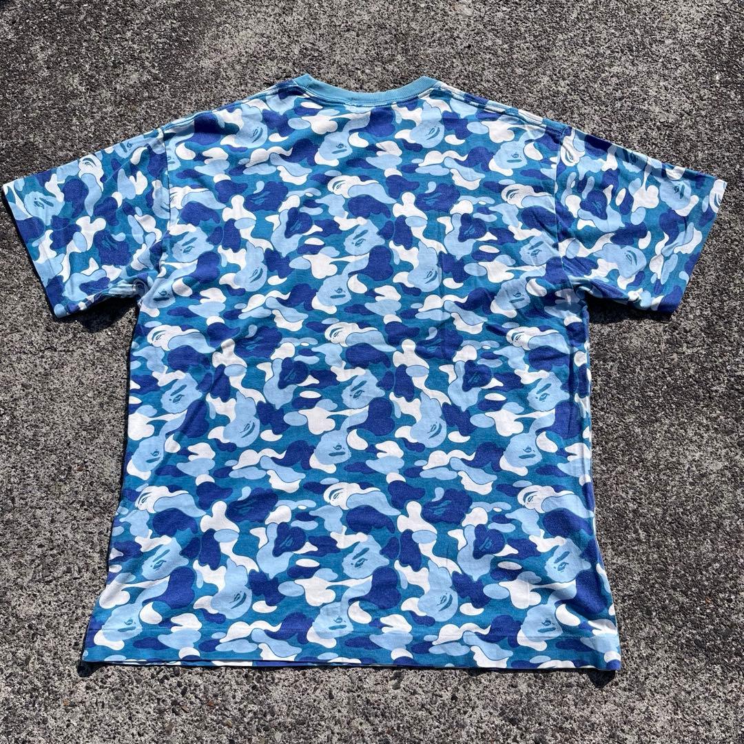 トップス A Bathing Ape Blue Camo Tee L Y2K street