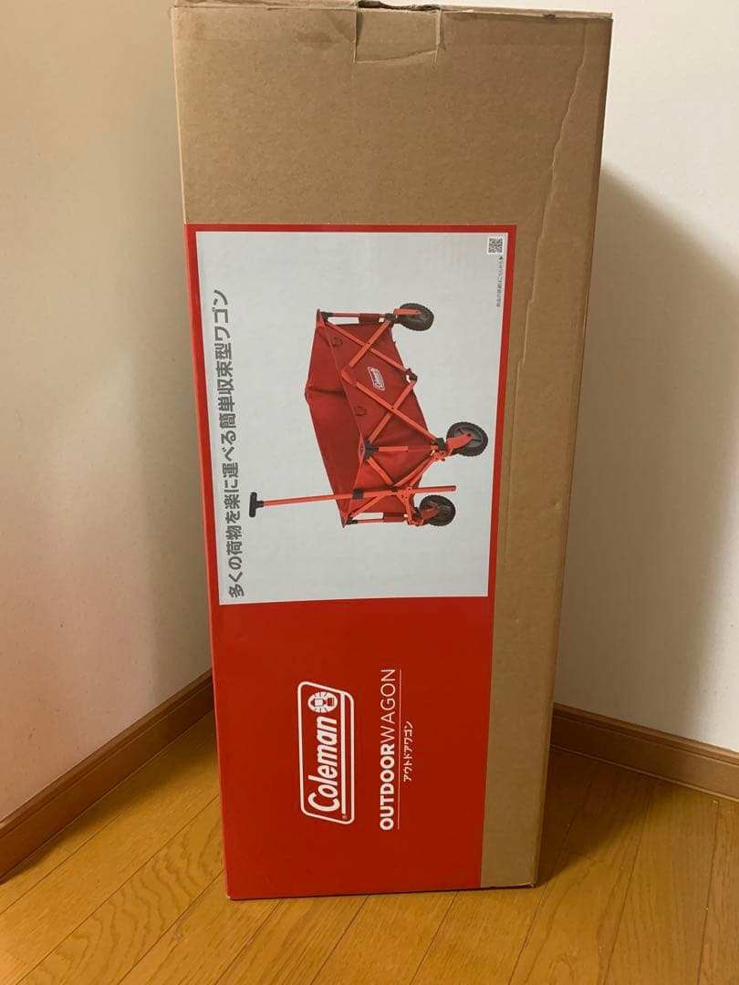Coleman コールマン キャリーカート アウトドアワゴン　レッド　赤色