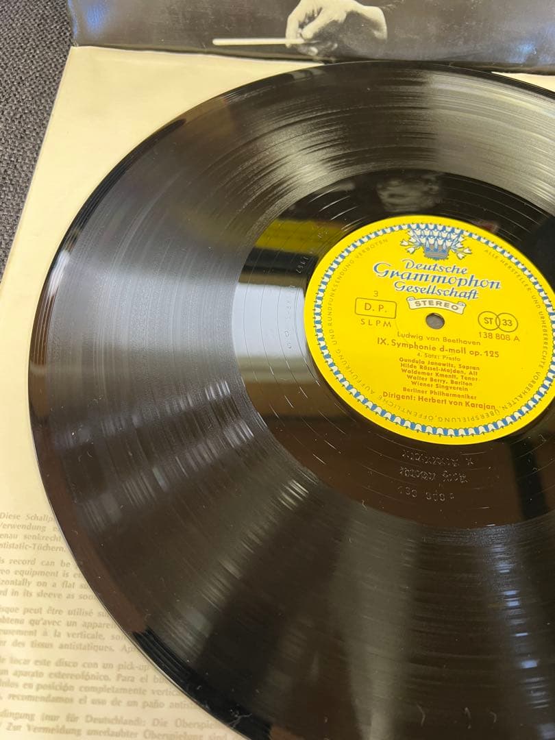 1960年代オリジナル廃盤 DG 138808 カラヤン ベートーヴェン8&9