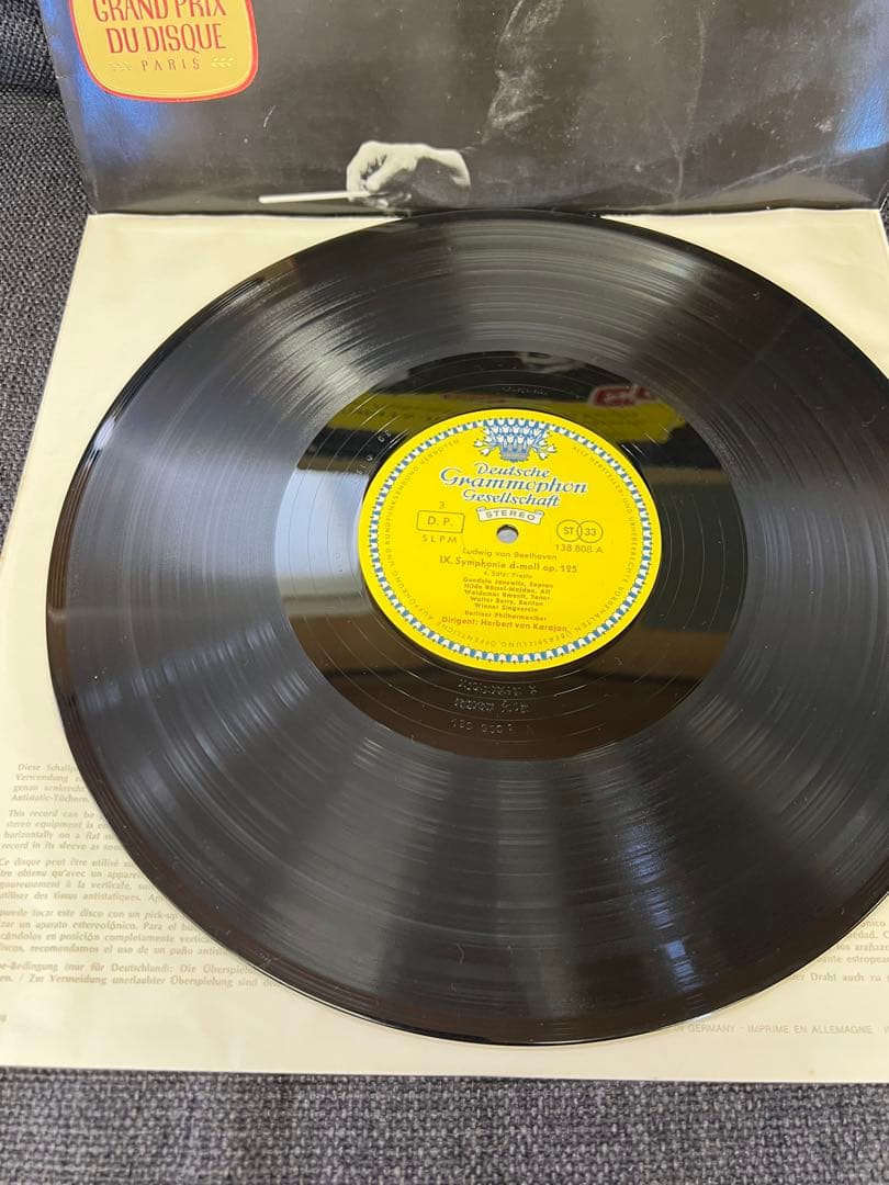1960年代オリジナル廃盤 DG 138808 カラヤン ベートーヴェン8&9