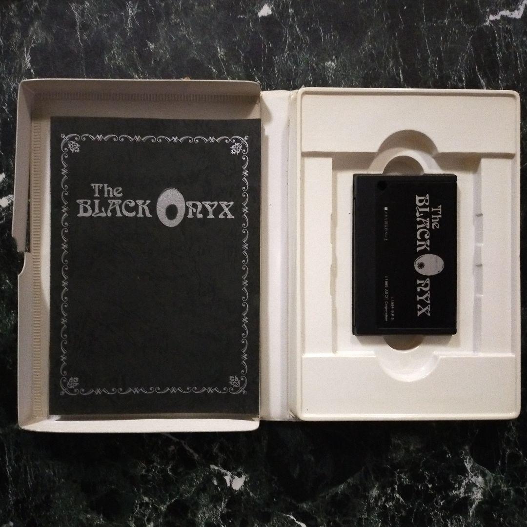 The Black Onyx 日本版 MSX　ザ・ブラックオニキス　ゲームソフト