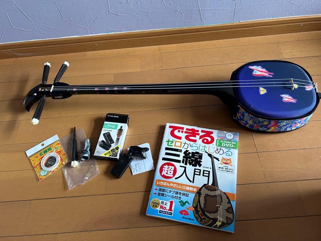 三線　初心者セット,チューナー,本