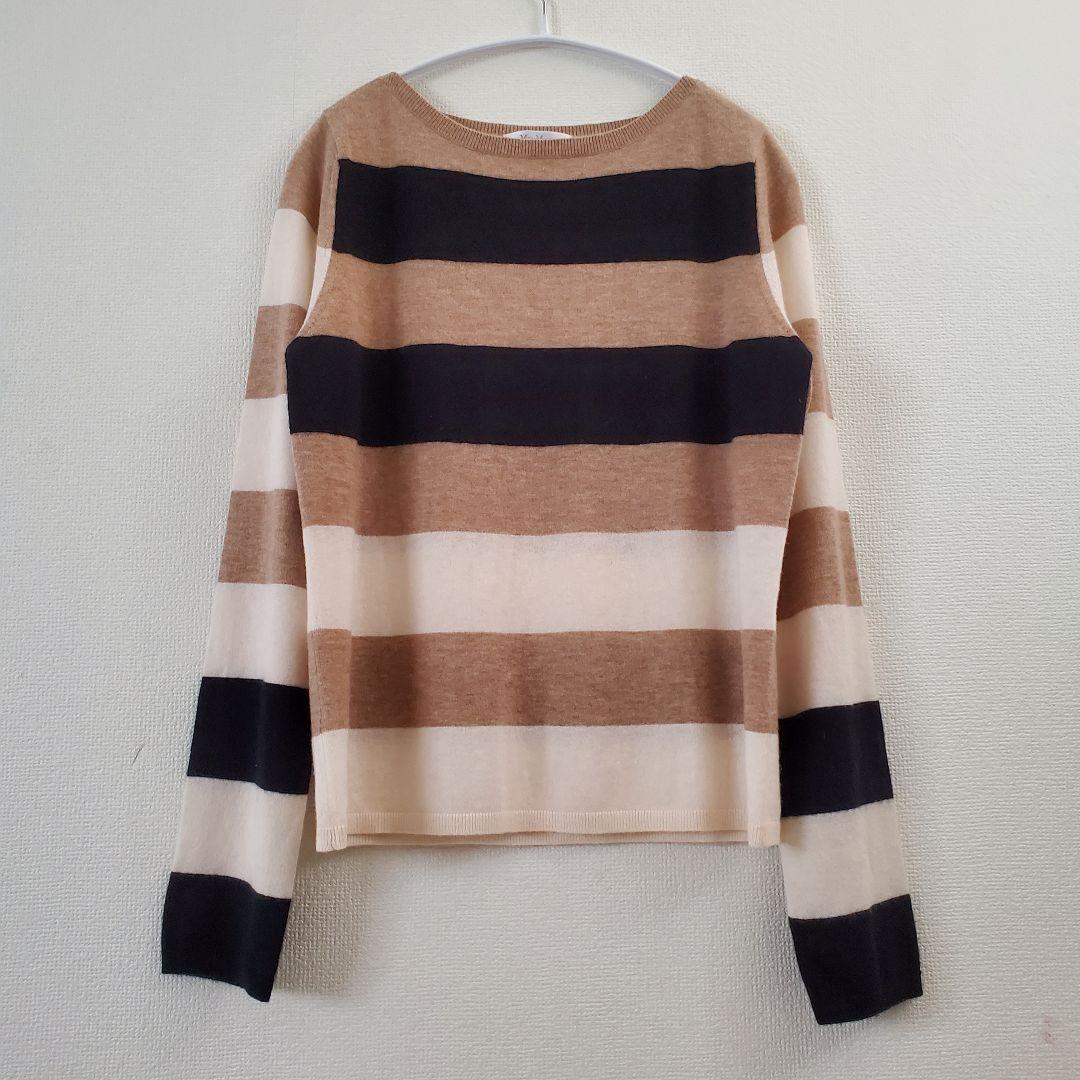 にゃんこ　カシミヤ100% Max Mara マックスマーラ 白タグ