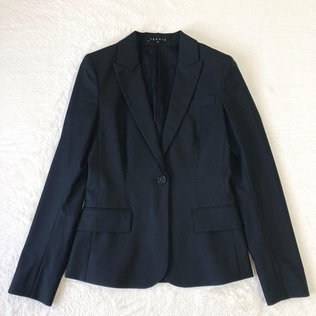 ✨美品✨セオリー★GABE B テーラードジャケット スーツ 黒 2 日本製