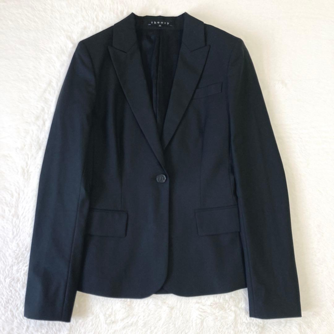 ✨美品✨セオリー★GABE B テーラードジャケット スーツ 黒 2 日本製