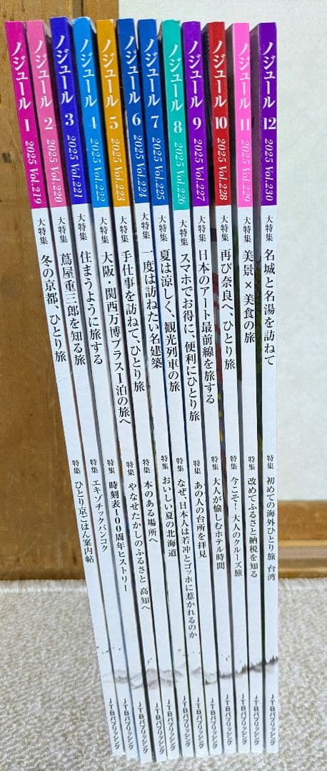ノジュール　雑誌 2025年　全12巻セット