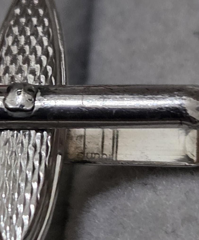 Dunhillダンヒル　SILVER925 カフス C2694