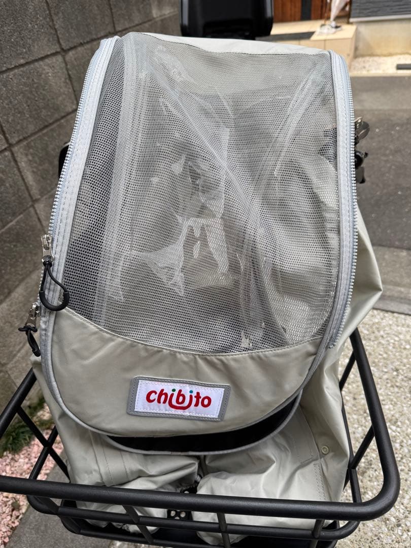 ★新品・未使用★ chibito 自転車 前用 チャイルドシート カバー