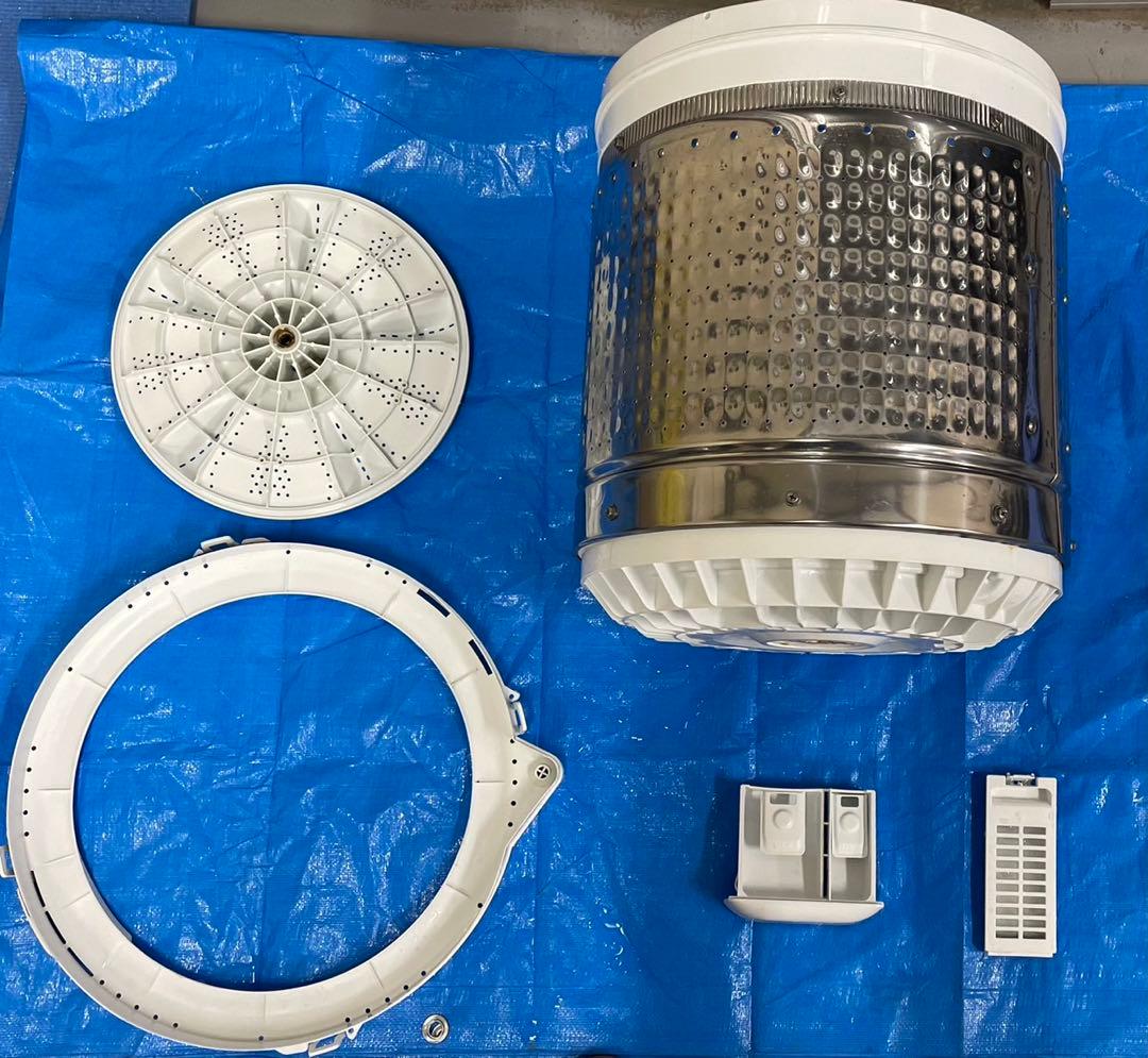 家電2点セット　洗濯機　冷蔵庫　美品　分解洗浄済み　保証込み