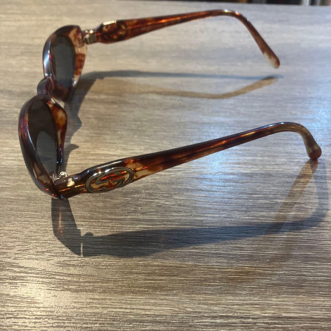 GUCCI サングラス べっ甲柄 55□20 茶色 ブラウン GG2411/S