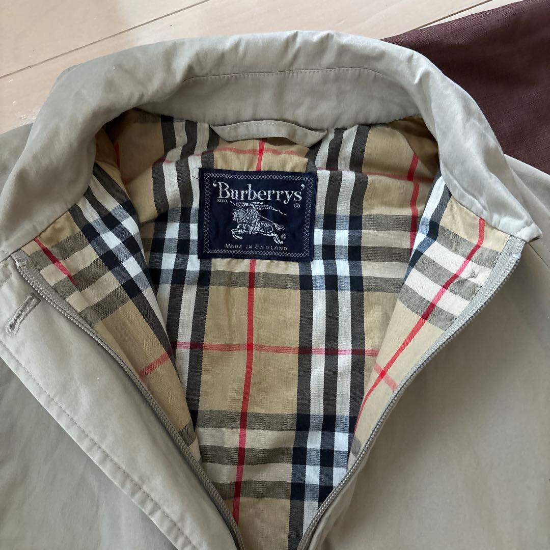 バーバリーロンドン Burberry チャック　ジャケット　イギリス製