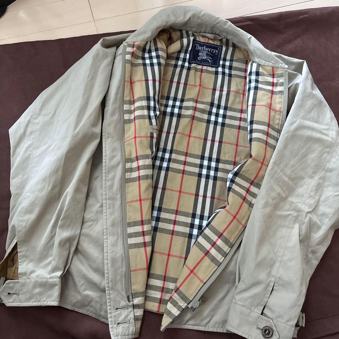 バーバリーロンドン Burberry チャック　ジャケット　イギリス製