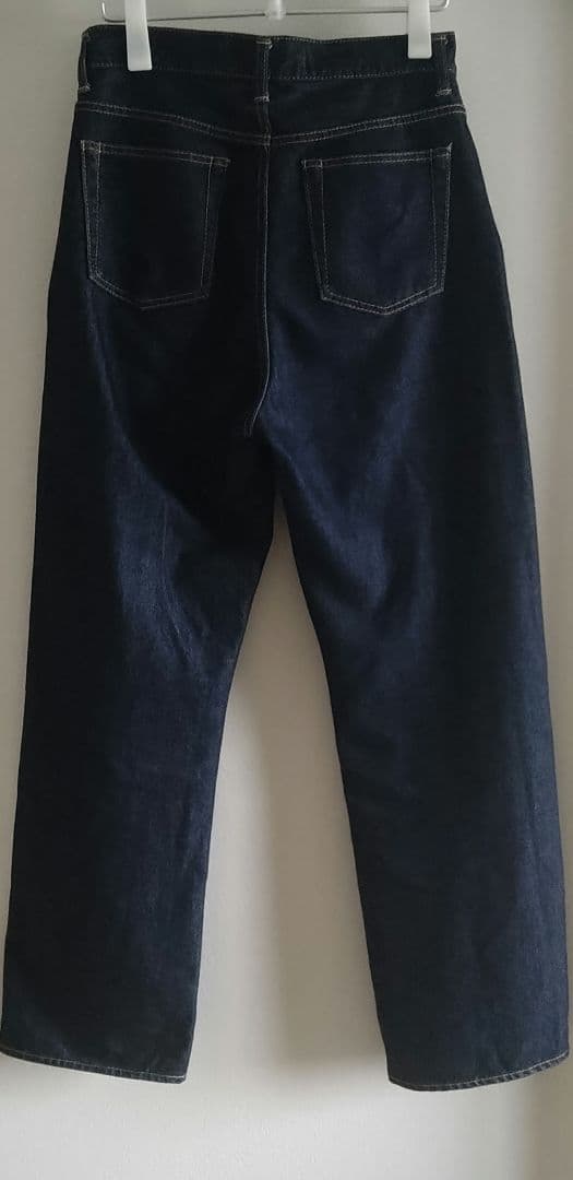 シンゾーン マリリンデニム　38サイズ　 NAVY スーパーゼロ糸使用