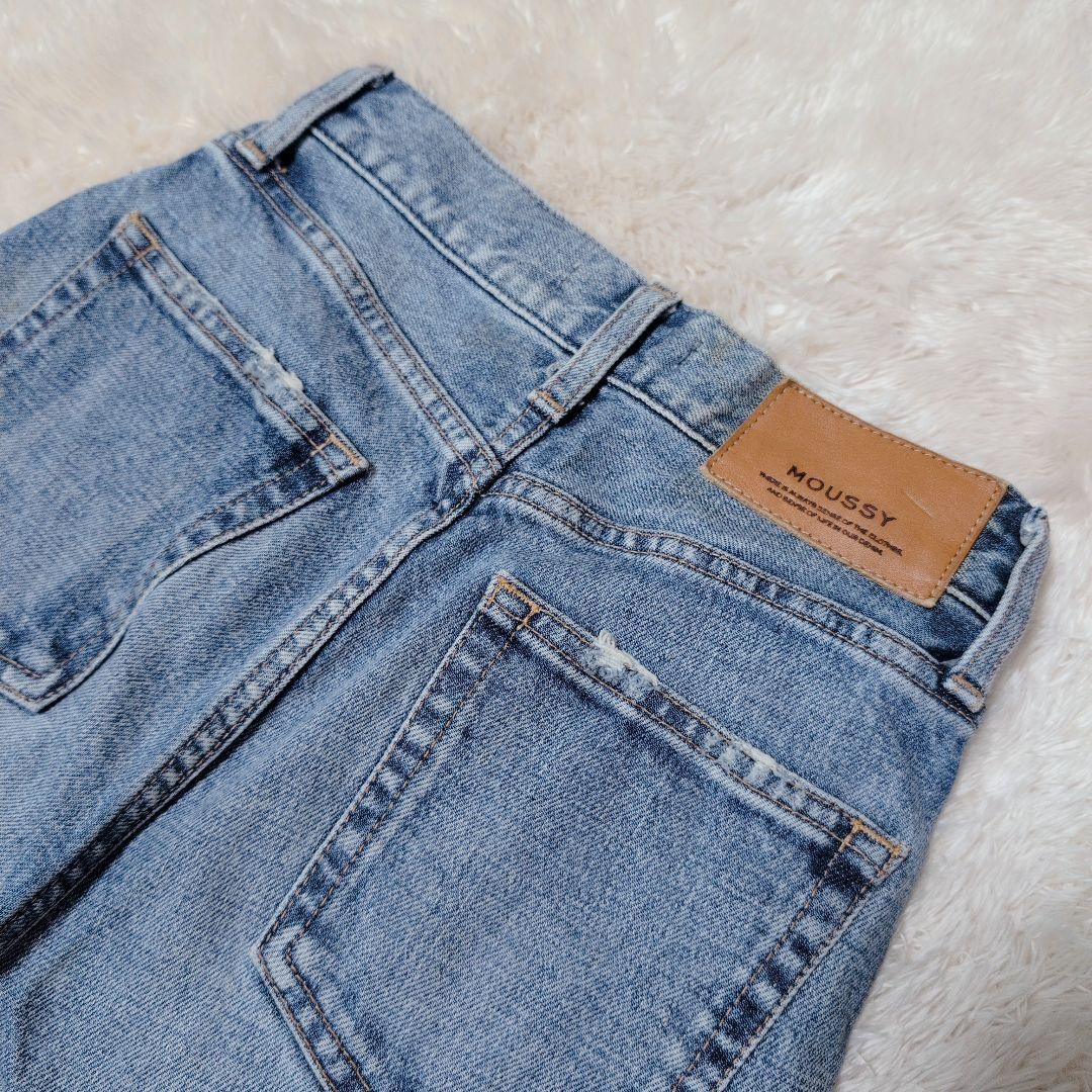 ✨人気✨MOUSSY MVS FLARE フレア マウジー デニムパンツ 25