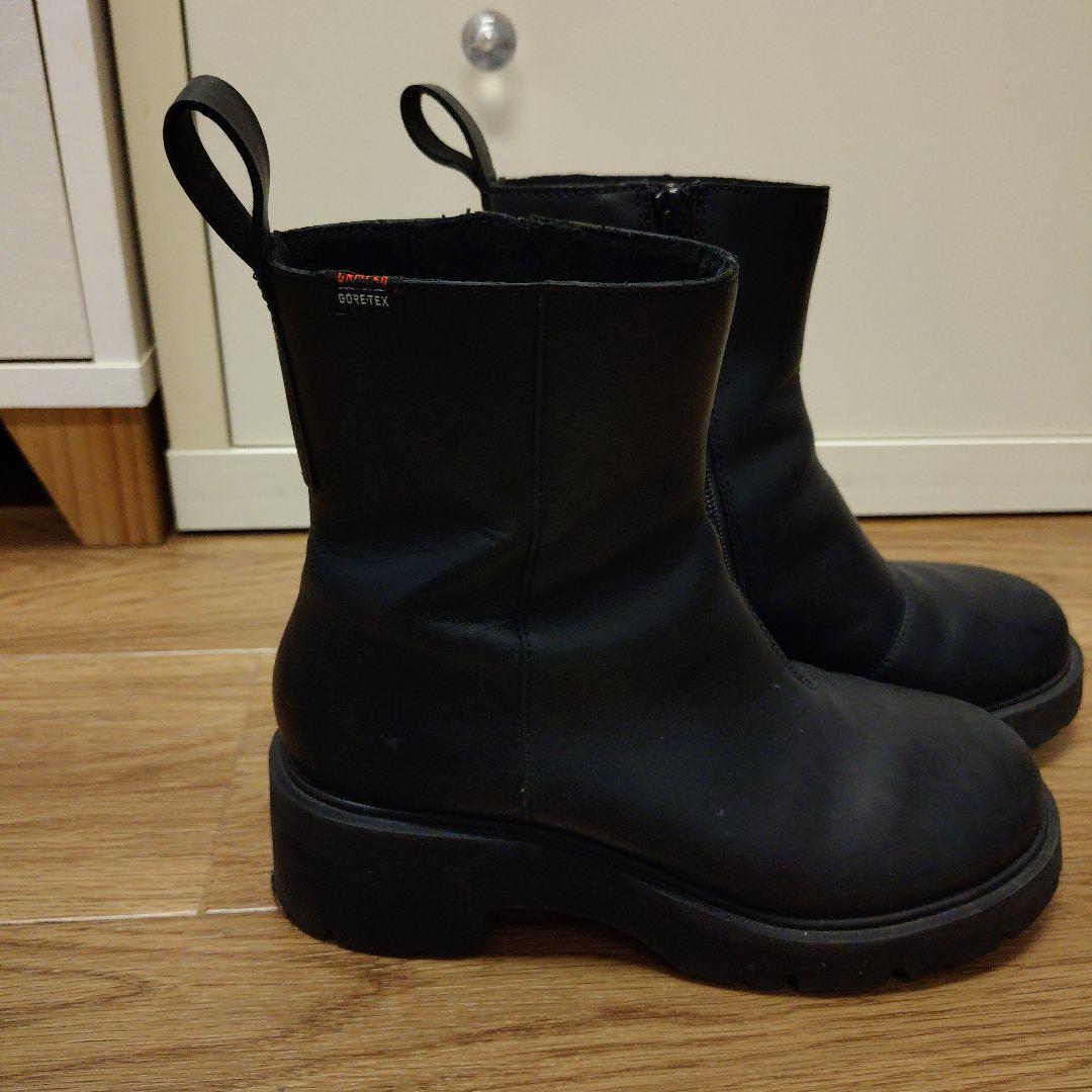 CAMPER　ショートブーツ　黒　38