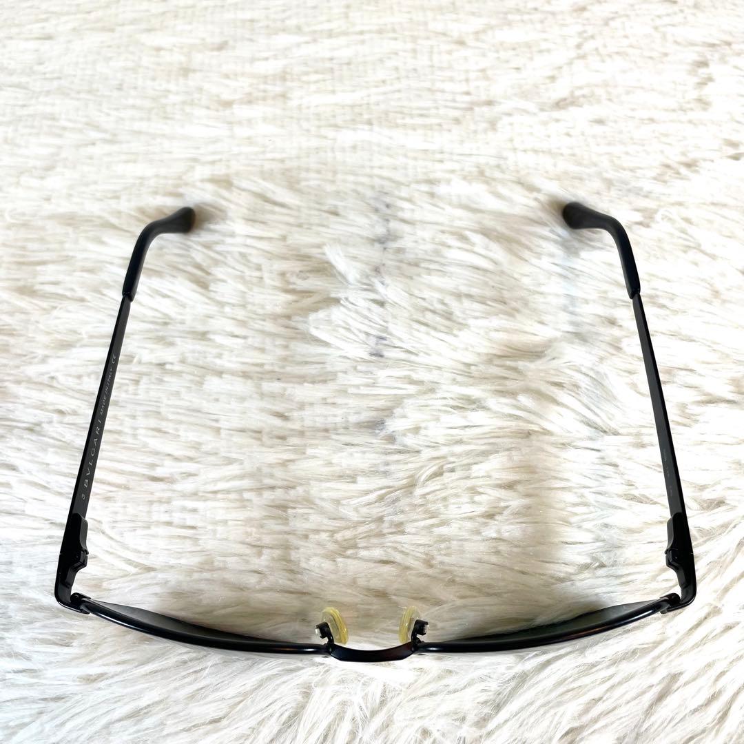 極美品　BVLGARI　サングラス　508　グリーンレンズ　ブラックフレーム