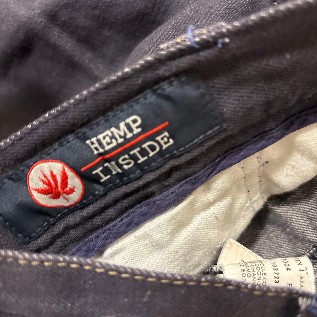 パンツ 00s Armani jeans curb Side Stripe Pants