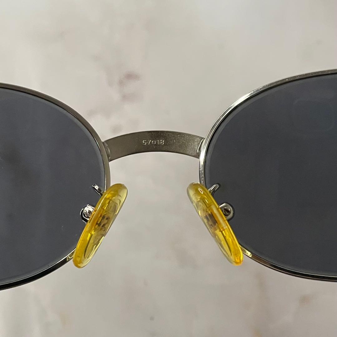 fendi オーバル メタル ロゴ y2k モード サングラス ケース付き