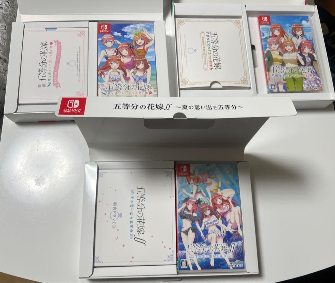 五等分の花嫁 Switch 3作品セット　限定CD付