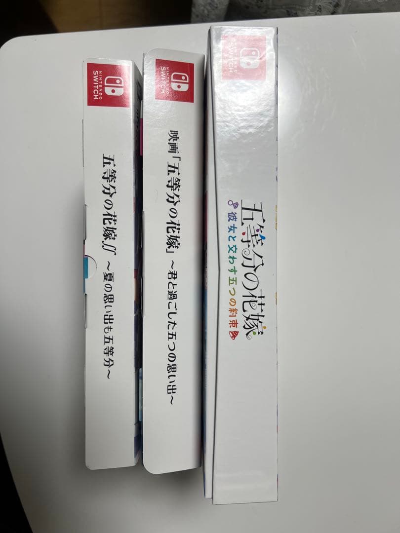 五等分の花嫁 Switch 3作品セット　限定CD付