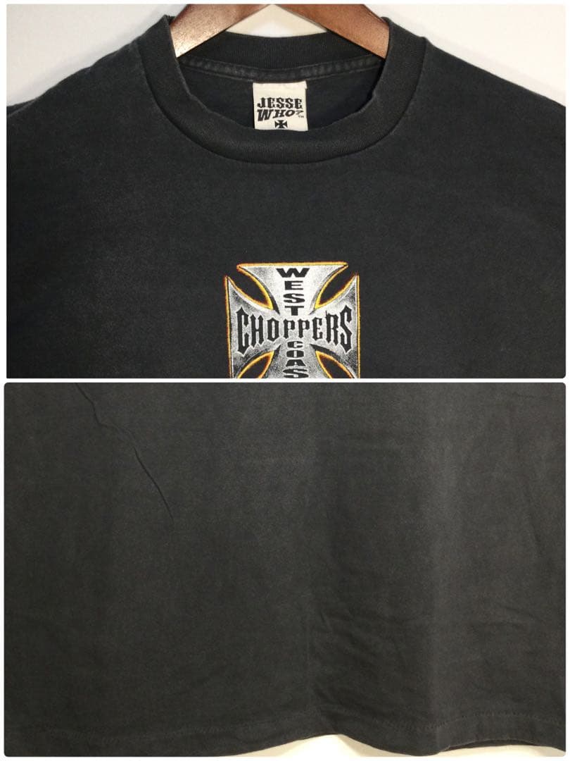 メンズ長袖Tシャツ 両面リプリント By WEST COAST CHOPPERS