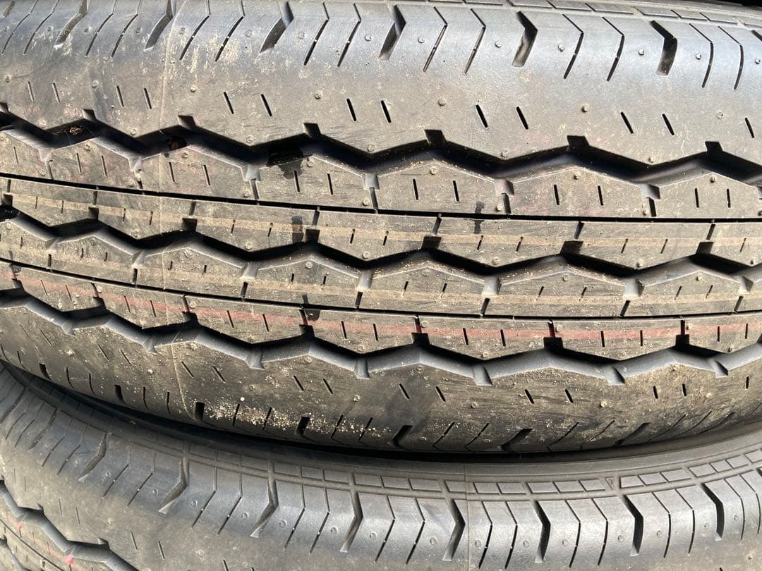 新車剥がし BS 195/80R15 25年製 夏タイヤ 【南-191 ②】