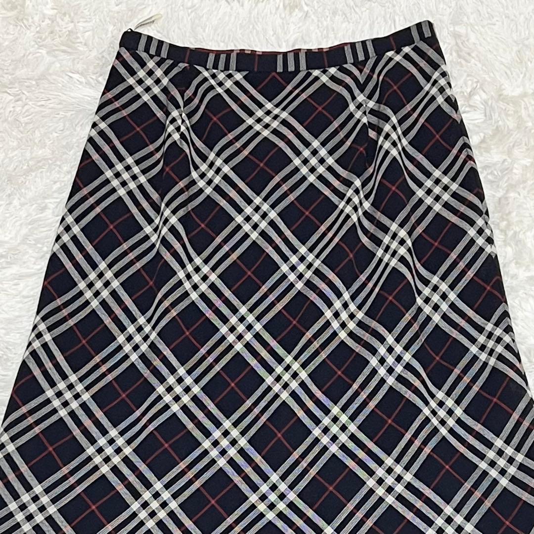 【美品】 ロングスカート　フレアスカート　ノバチェック Burberry 40