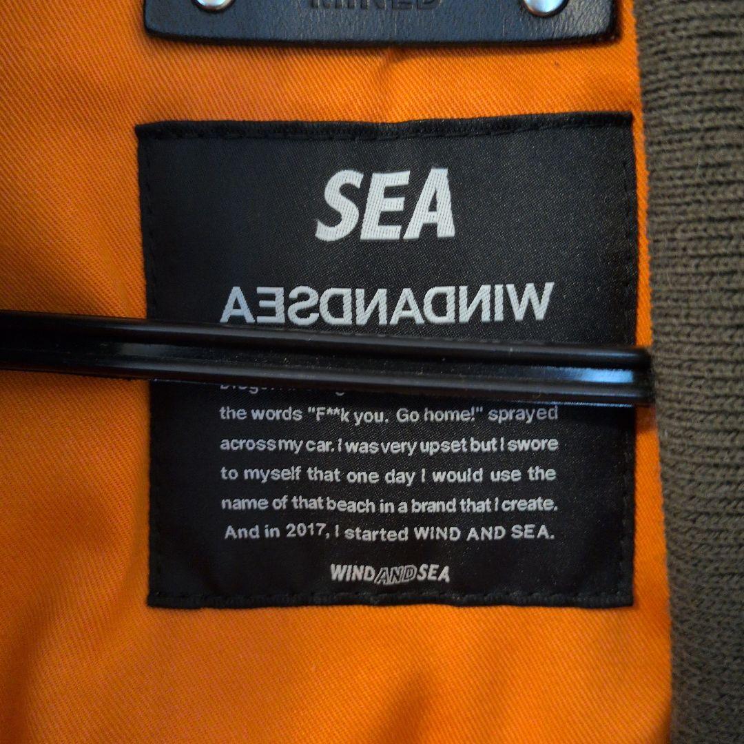 本日価格　WIND AND SEA　МA-１