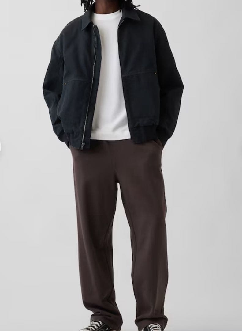 ほぼ新品　早い者勝ち　GAP ブラック ボンバージャケット