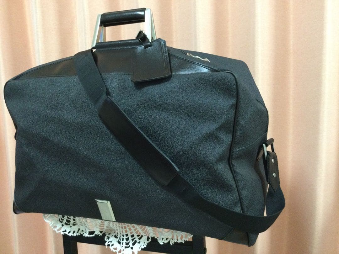 良品 Dunhill ダンヒル PVCレザー 鍵付2way ボストン バッグ