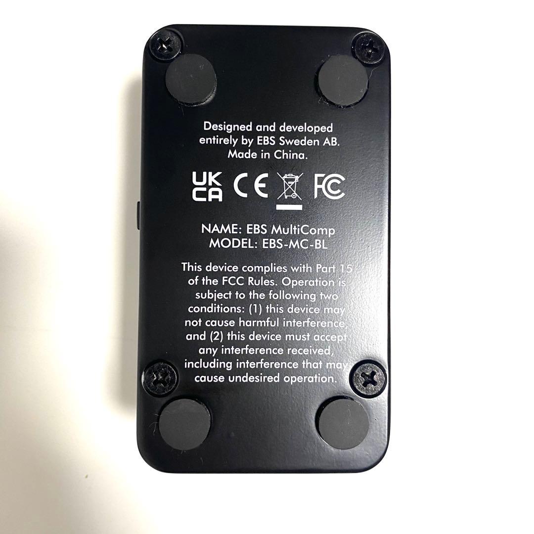 【美品】EBS MultiComp Blue Label ベースエフェクター