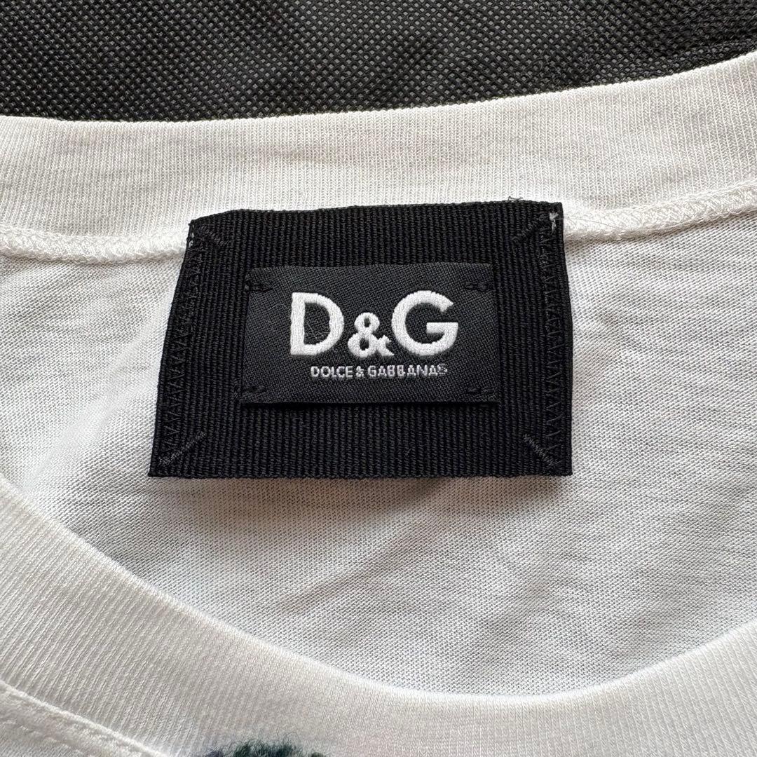 極美品 ドルチェ&ガッバーナ D&G フリル Tシャツ トップス カットソー