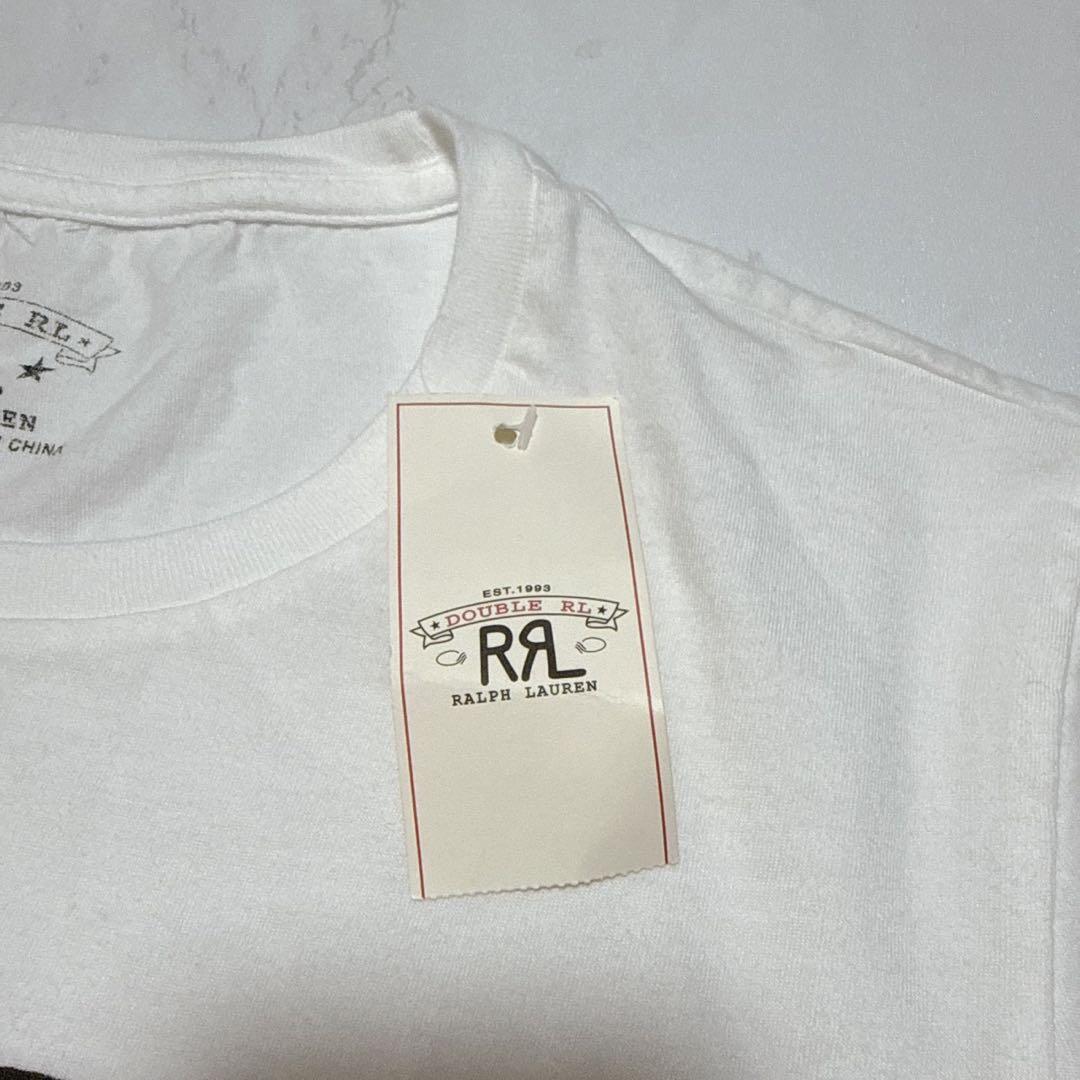 新品タグ付き✨RRLダブルアールエル　ラルフローレン　　カットソー　ロゴプリント