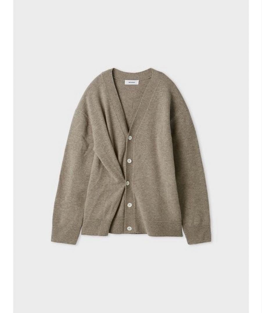 miesrohe ウール２ＷＡＹカシュクールニットカーデ　ライトブルー