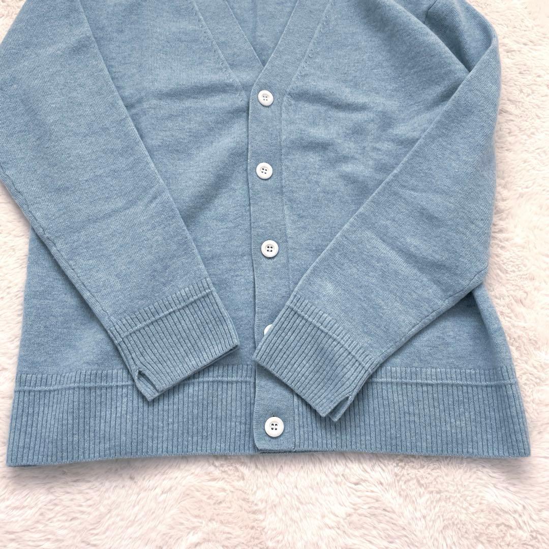miesrohe ウール２ＷＡＹカシュクールニットカーデ　ライトブルー