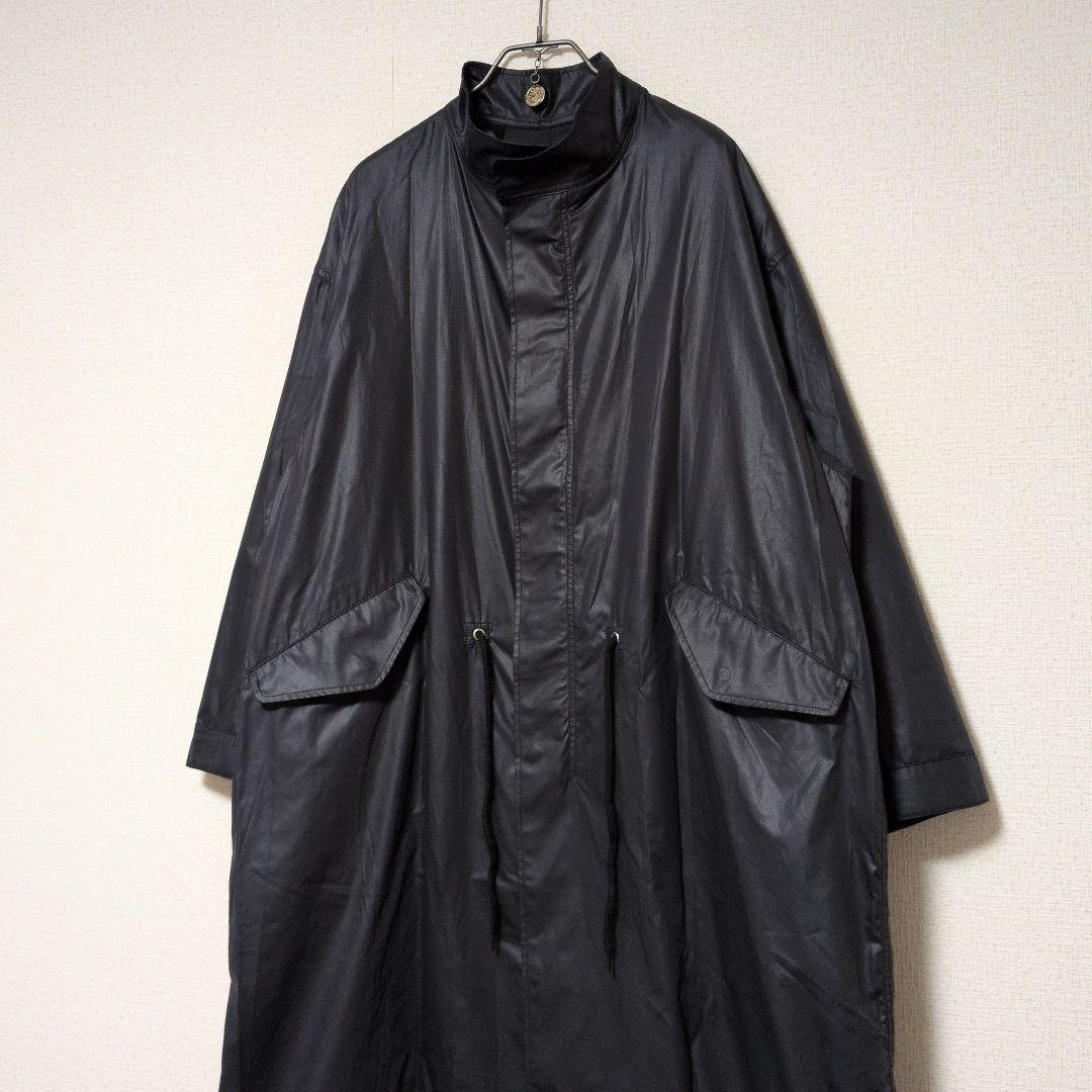 MAISON SPECIAL シャイニープライム オーバーモッズコート ブラック