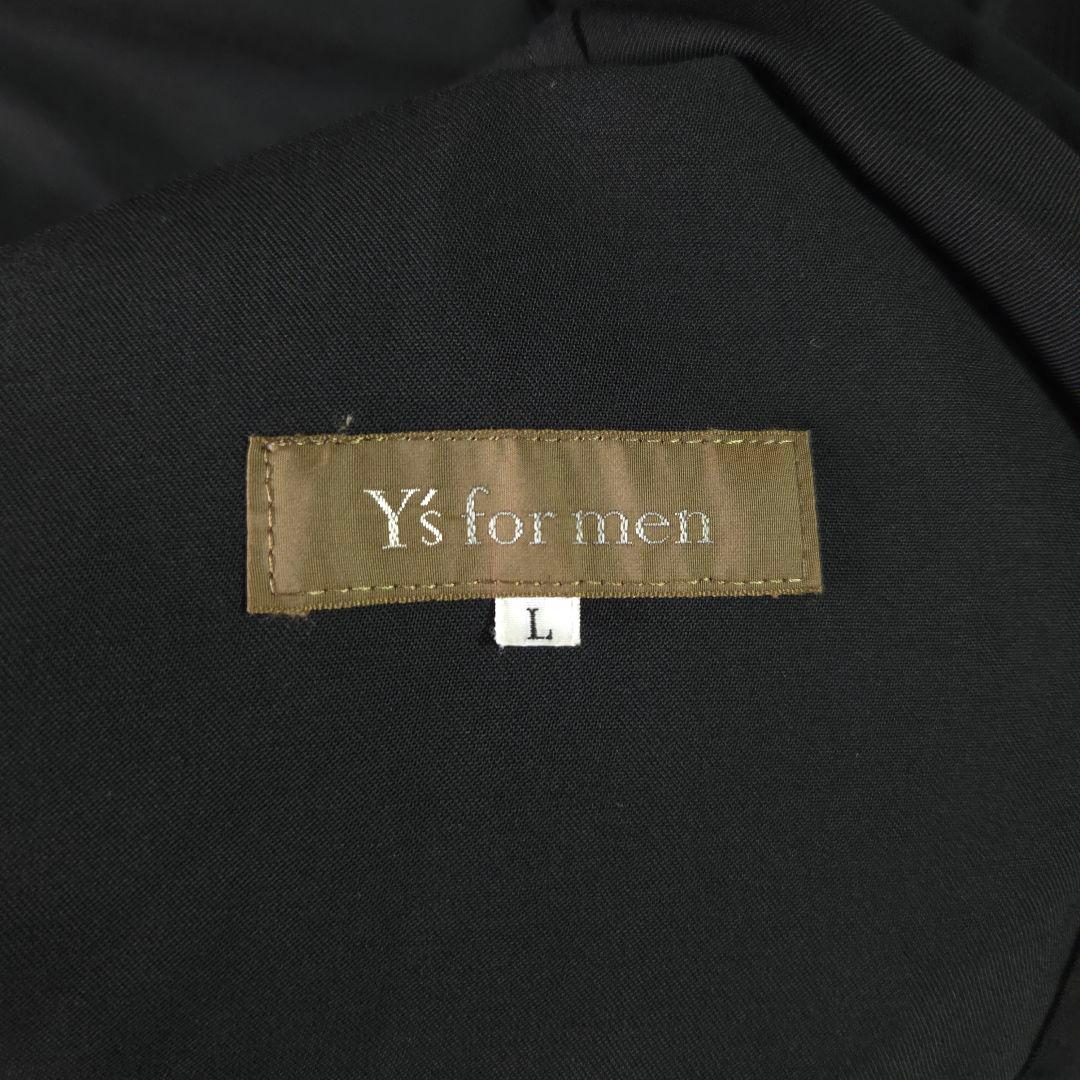 90's Y’s for men ウールギャバトラックジャケット ブラック