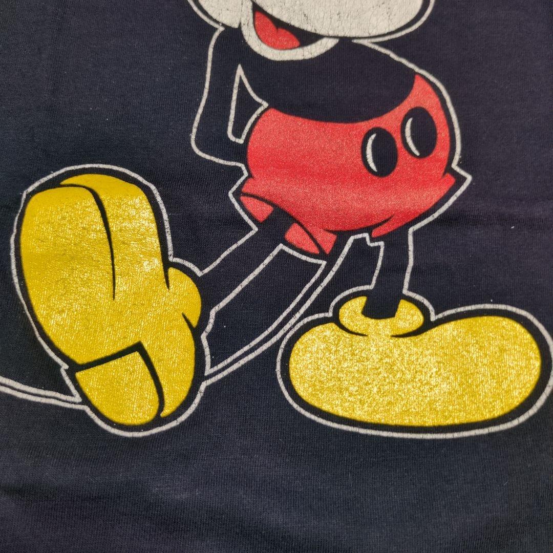 ビンテージ ミッキーマウス Tシャツ USA製 90s 袖シングル裾ダブル